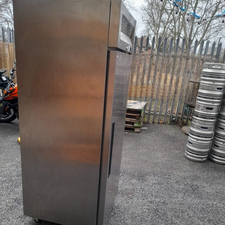 picture on an old commercial fridge freezer for collection