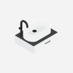 image of wash basin for removal